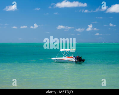 beach view with boats in Maragogi, Alagoas Stock Photo