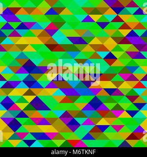 Colorful mosaic triangles texture Stock Vector
