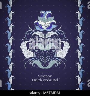 Floral design element Stock Vector