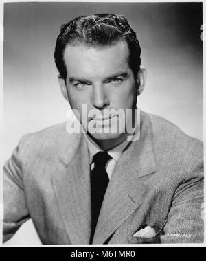 Fred MacMurray, Publicity Portrait for the Film, 'Double Indemnity', Paramount Pictures, 1944 Stock Photo