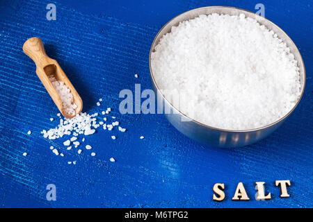 crystal salt. food concept photo Stock Photo