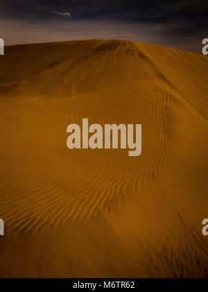 Ripples in the sand at Maspalomas dunes, Gran Canaria, Canary Islands Stock Photo
