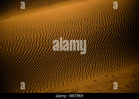 Ripples in the sand at Maspalomas dunes, Gran Canaria, Canary Islands Stock Photo
