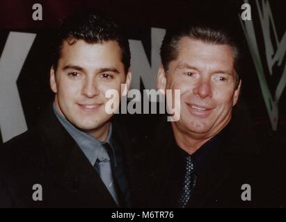 Vince McMahon and son Shane 2000 Photo to By John Barrett-PHOTOlink ...