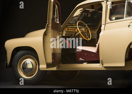 interior Soviet car Gaz M 20 Victory 1946 Stock Photo
