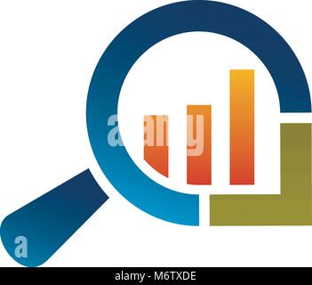 Business Searching Logo Design Template Vector Stock Vector