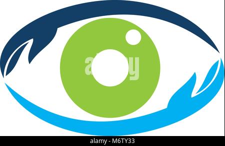 Eye Care Solutions Stock Vector