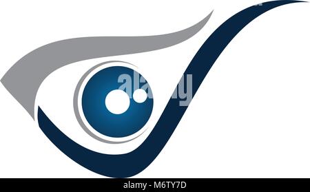 Eye Care Logo Design Template Vector Stock Vector