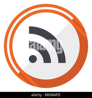 Rss vector icon Stock Vector