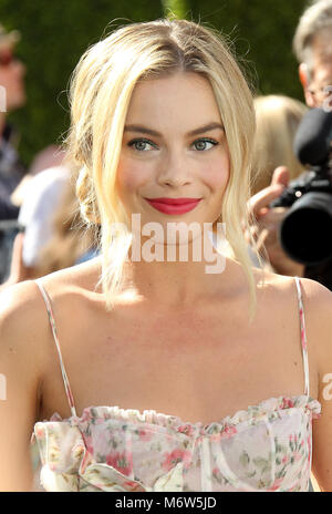 'Peter Rabbit' premieres at The Grove  Featuring: Margot Robbie Where: Los Angeles, California, United States When: 03 Feb 2018 Credit: Adriana M. Barraza/WENN.com Stock Photo