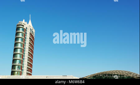 Detail of a modern building, Lisbon, Portugal Stock Photo