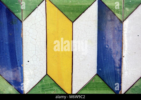 Detail of some Azulejos, the portuguese tiles Stock Photo