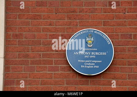 Anthony Burgess Blue Plaque