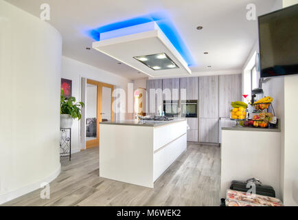 Modern home interior kitchen layout