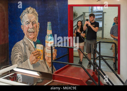 Yuengling brewery factory tour Pottsville, PA Stock Photo