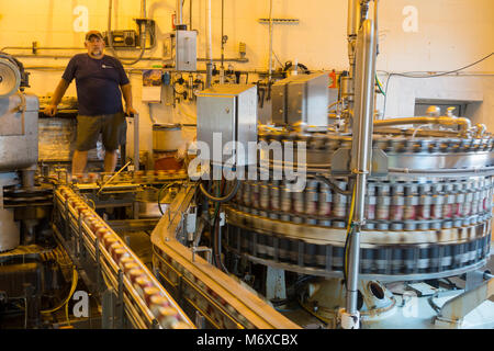 Yuengling brewery factory tour Pottsville, PA Stock Photo