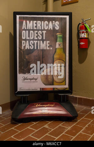 Yuengling brewery factory tour Pottsville, PA Stock Photo