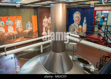 Yuengling brewery factory tour Pottsville, PA Stock Photo