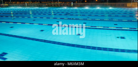 Empty Swimming Pool, Iceland Stock Photo