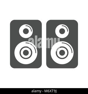 Speaker Simple Icon Vector Symbol Graphic Logo Design Stock Vector