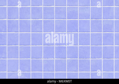 Blue tile wall texture background, colored mosaic background tiles Stock Photo