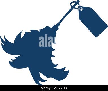 Dust Feather Logo Design Template Vector Stock Vector