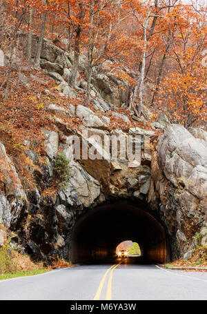 Marys Rock Tunnel - Late Fall   . (KOA9622) Stock Photo