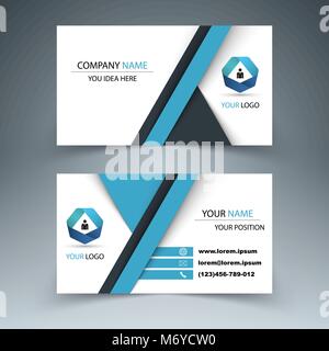 Paper banner - business card infographic. Stock Vector