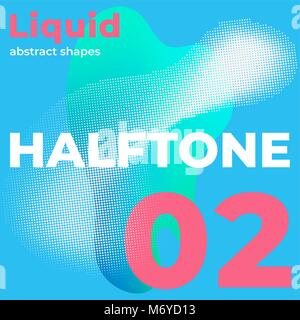 Liquid vector colorful shapes multicolor ink Stock Vector