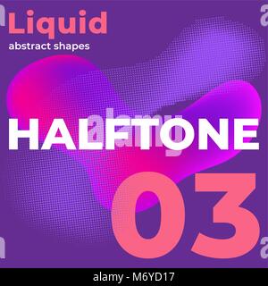 Liquid vector colorful shapes multicolor ink Stock Vector