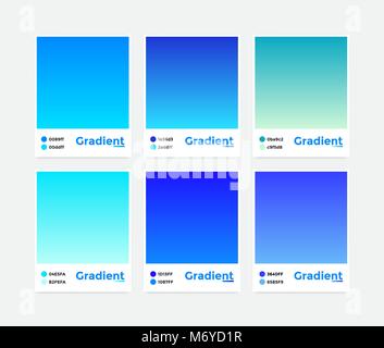 Universal set vector modern gradient Stock Vector
