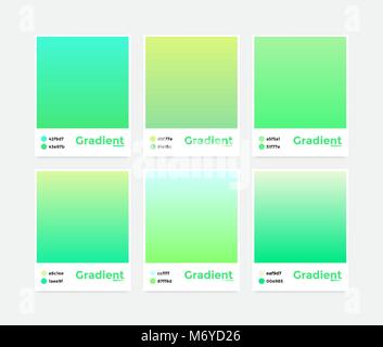 Universal set vector modern gradient Stock Vector