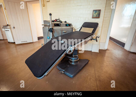Electric shock therapy chair Stock Photo
