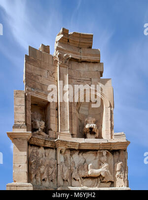 Europe,  Philopappos monument on the Hill of the Muses, Athens, Greece. Greek and Roman civilisation, 2nd century. Stock Photo