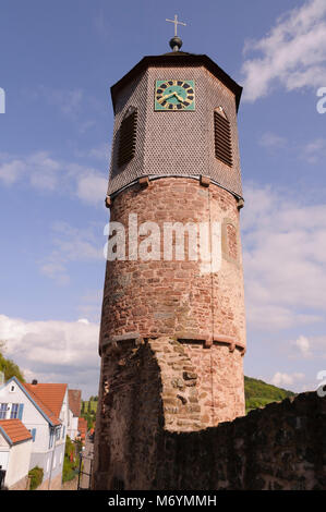 Burg Schwarzenfels, Hessen, Deutschland, Europa Stock Photo