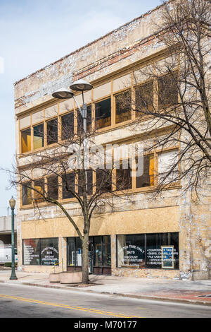 Commercial building in downtown Joliet Stock Photo