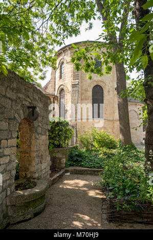 PARIS, FRANCE - MAY 06, 2011:  The pretty Melkite Greek Catholic parish church of Saint-Julien-le-Pauvre in Square Rene Viviani Stock Photo