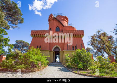 GENOA, (GENOVA), APRIL 28, 2017 - Villa Durazzo- Pallavicini, The captain's castle in Genoa Pegli, Italy Stock Photo