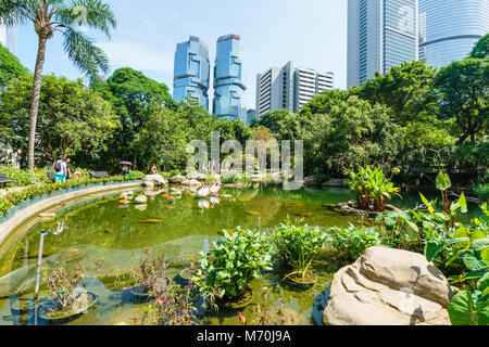 Hong Kong Park, Central, Hong Kong Stock Photo