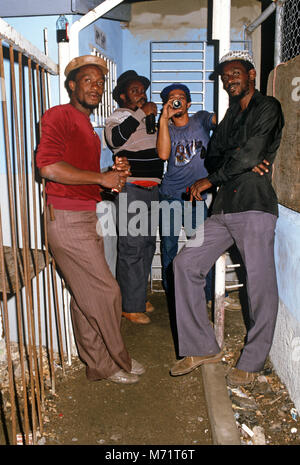 Half Way Tree Bar, Kingston, Jamaica Stock Photo