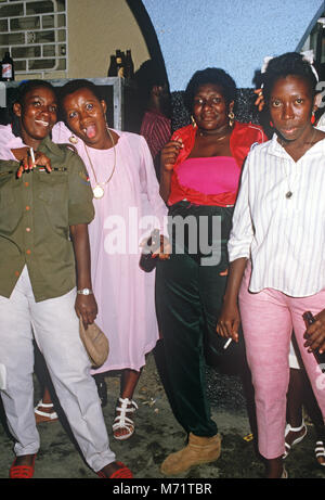 Half Way Tree Bar, Kingston, Jamaica Stock Photo