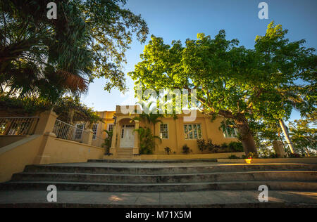 Exterior of Finca Vigía, Ernest Hemingway's house in Havana, Cuba Stock Photo