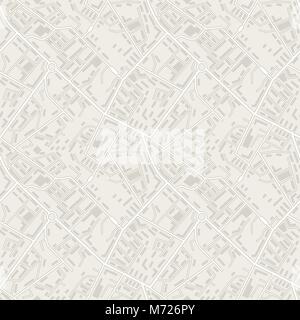 City map abstract seamless pattern vector background Stock Vector