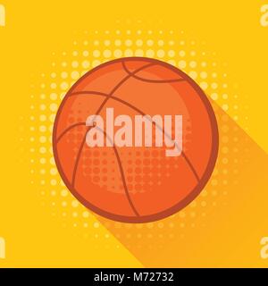 Basketball league retro poster with sport field and heavy ball. Vintage  brochure for basketball championship or all stars tournament, team game  with b Stock Vector Image & Art - Alamy