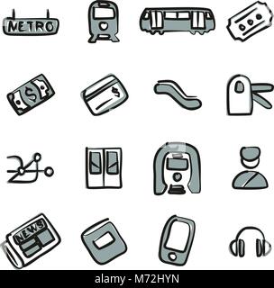 underground metro train icon color illustration Stock Vector Image ...