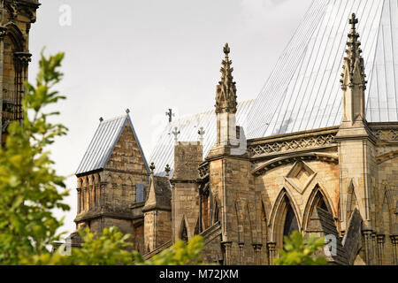 Lincoln Cathedral Chapter House Stock Photo