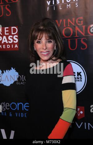 World premiere of 'Living Among Us', held at the Ahrya Fine Arts Theatre in Beverly Hills, California.  Featuring: Kate Linder Where: Beverly Hills, California, United States When: 02 Feb 2018 Credit: WENN.com Stock Photo