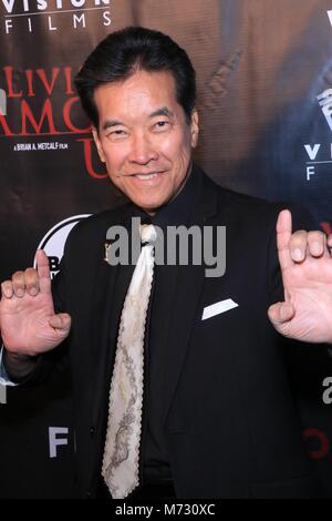 World premiere of 'Living Among Us', held at the Ahrya Fine Arts Theatre in Beverly Hills, California.  Featuring: Peter Kwong Where: Beverly Hills, California, United States When: 02 Feb 2018 Credit: WENN.com Stock Photo