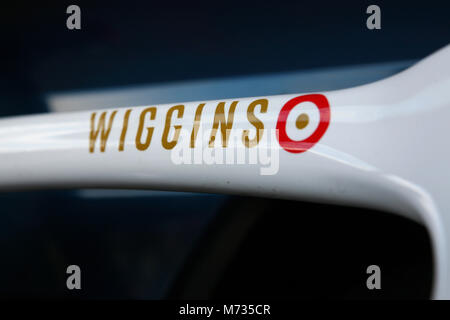 Tour de Yorkshire 2016 Team wiggins bike before the start of stage2 of the tour de yorkshire Stock Photo