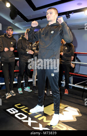 Launch of Ultimate Boxxer, held at the ME London Hotel in London.  Featuring: Ben Elland Where: London, United Kingdom When: 05 Feb 2018 Credit: WENN.com Stock Photo